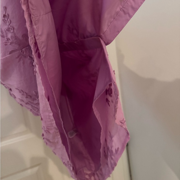 Entro Lilac Embroidered Mini Dress (Lined & with Pockets) - Picture 8 of 14